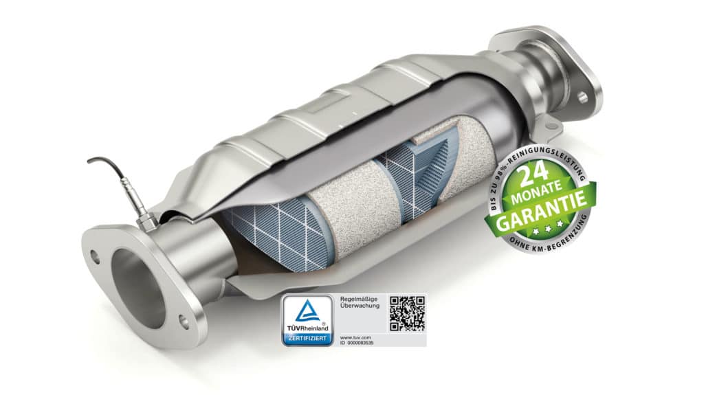 DPF Fake Kern mit Siegel TÜV